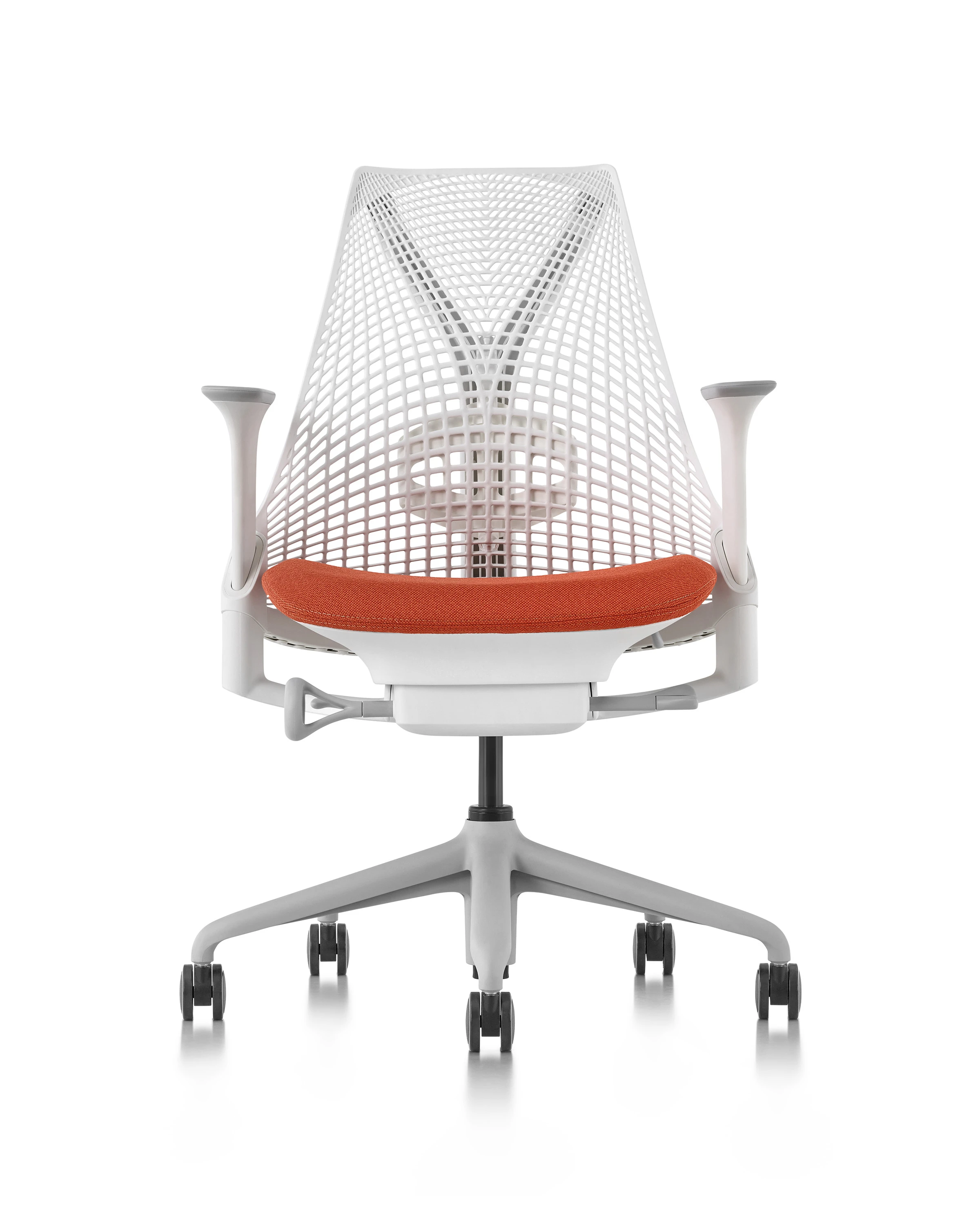 Fauteuil SAYL Herman Miller dossier blanc assise Phoenix coloris au choix