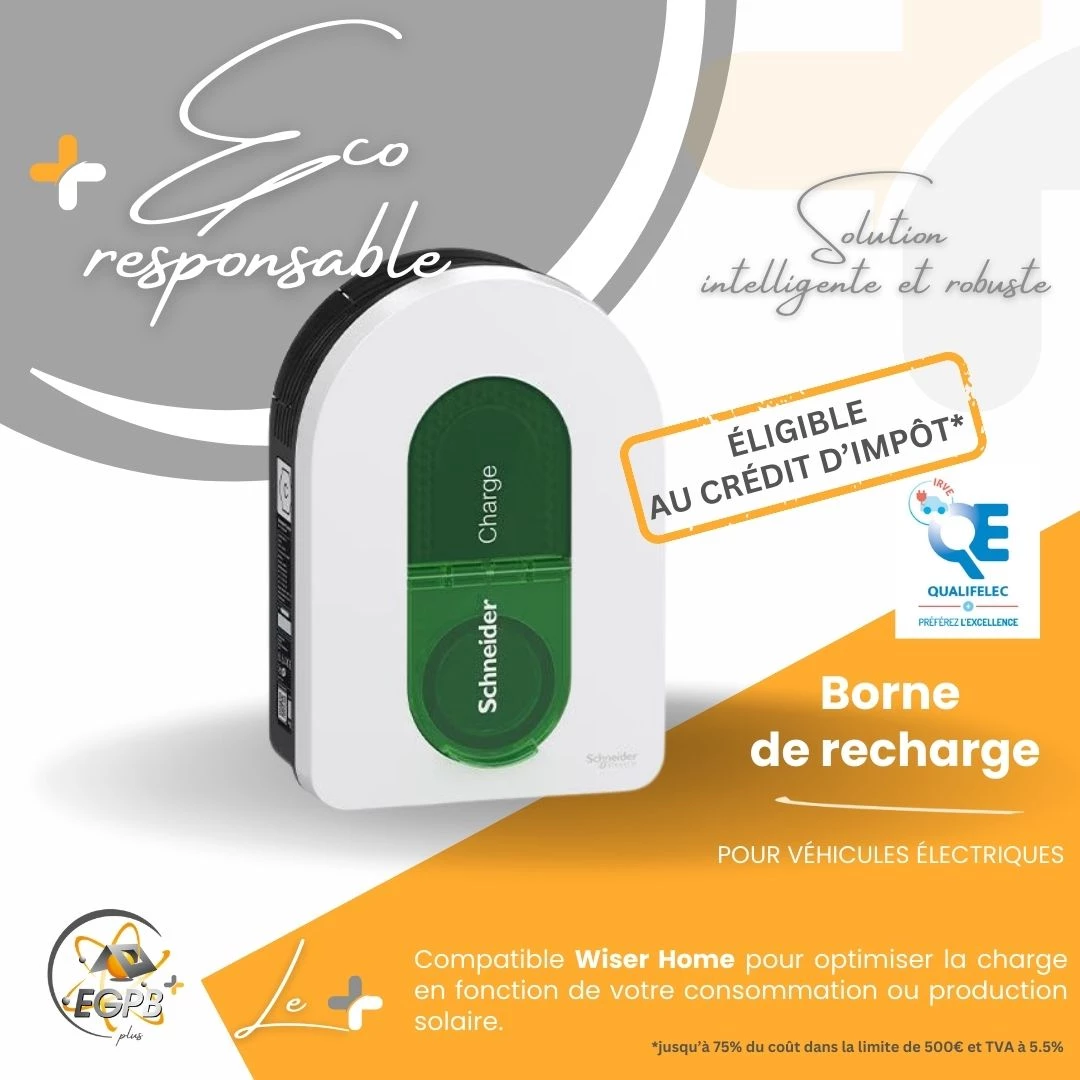 +Ecoresponsable - Borne de recharge pour véhicule électrique - EGPB+