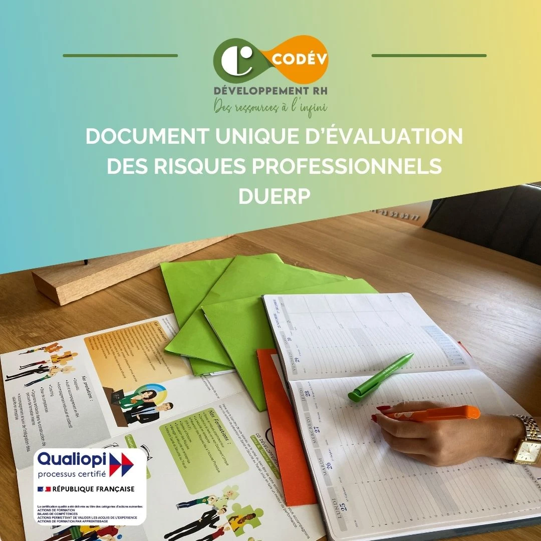 DUERP - Document Unique d'Evaluation des Risques Professionnels