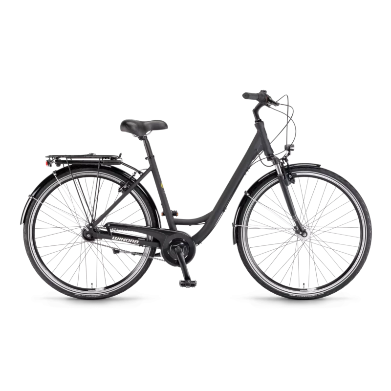 Location vélo musculaire N°13 Winora Hollywood noir mat