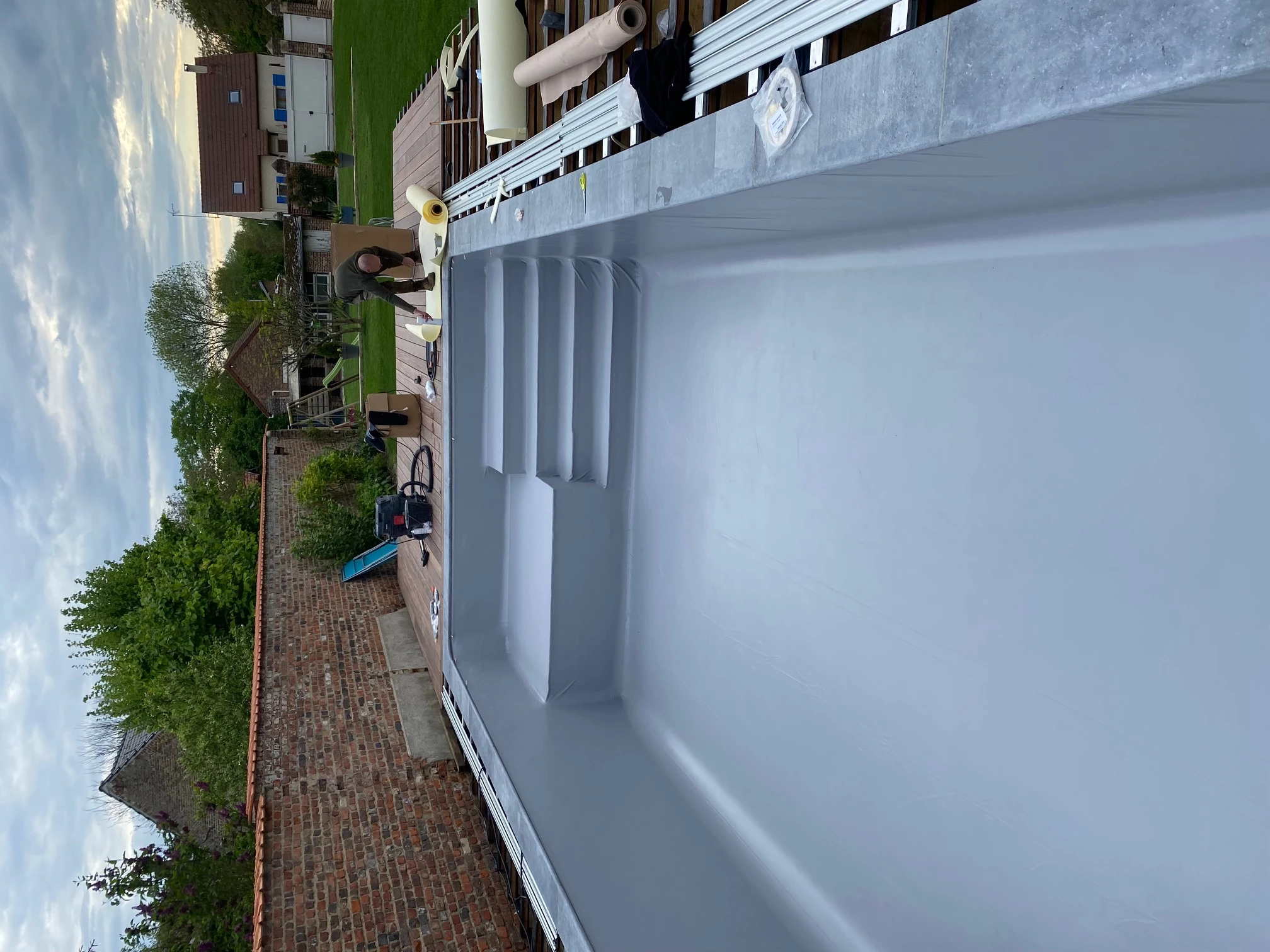 Pose et changement de liner piscine