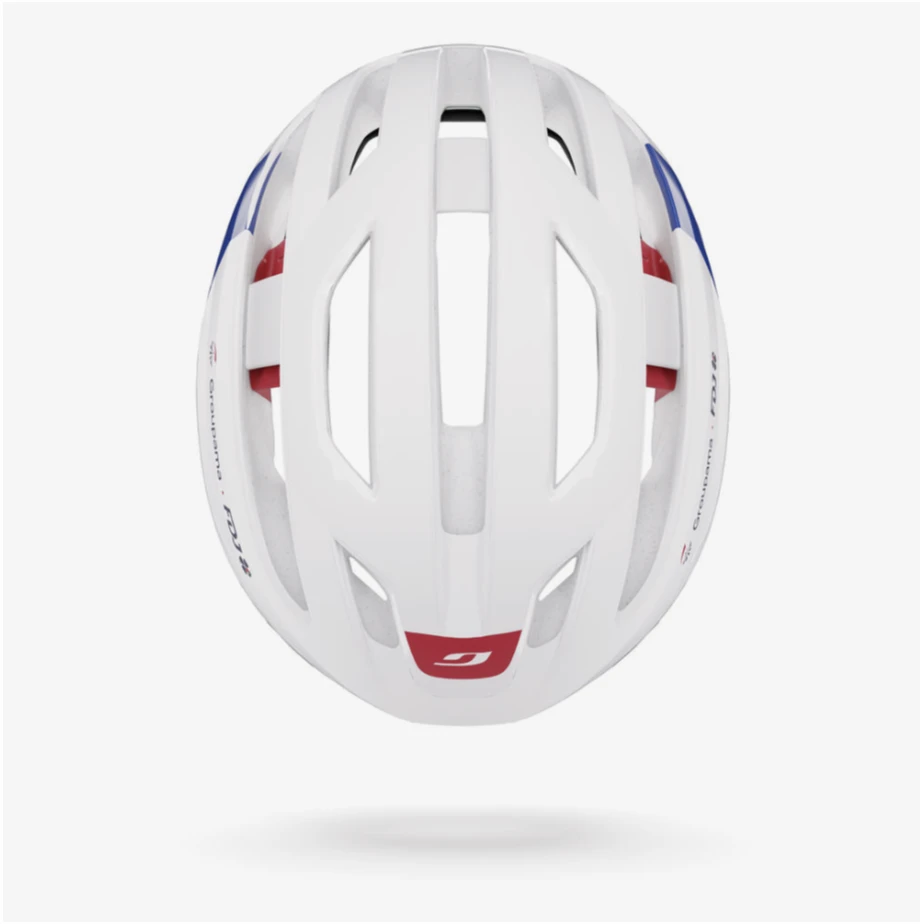 Casque Julbo Finisher EVO Groupama-FDJ  Blanc/Bleu/Rouge  MIPS Air Node