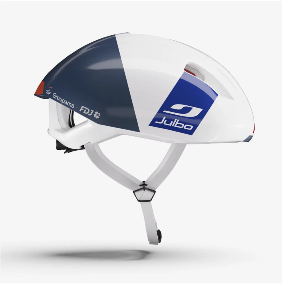Casque Julbo Finisher EVO Groupama-FDJ  Blanc/Bleu/Rouge  MIPS Air Node