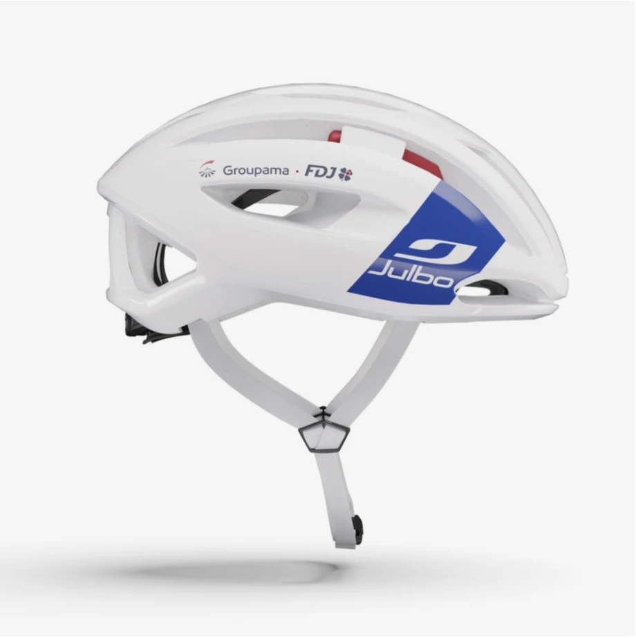 Casque Julbo Finisher EVO Groupama-FDJ  Blanc/Bleu/Rouge  MIPS Air Node