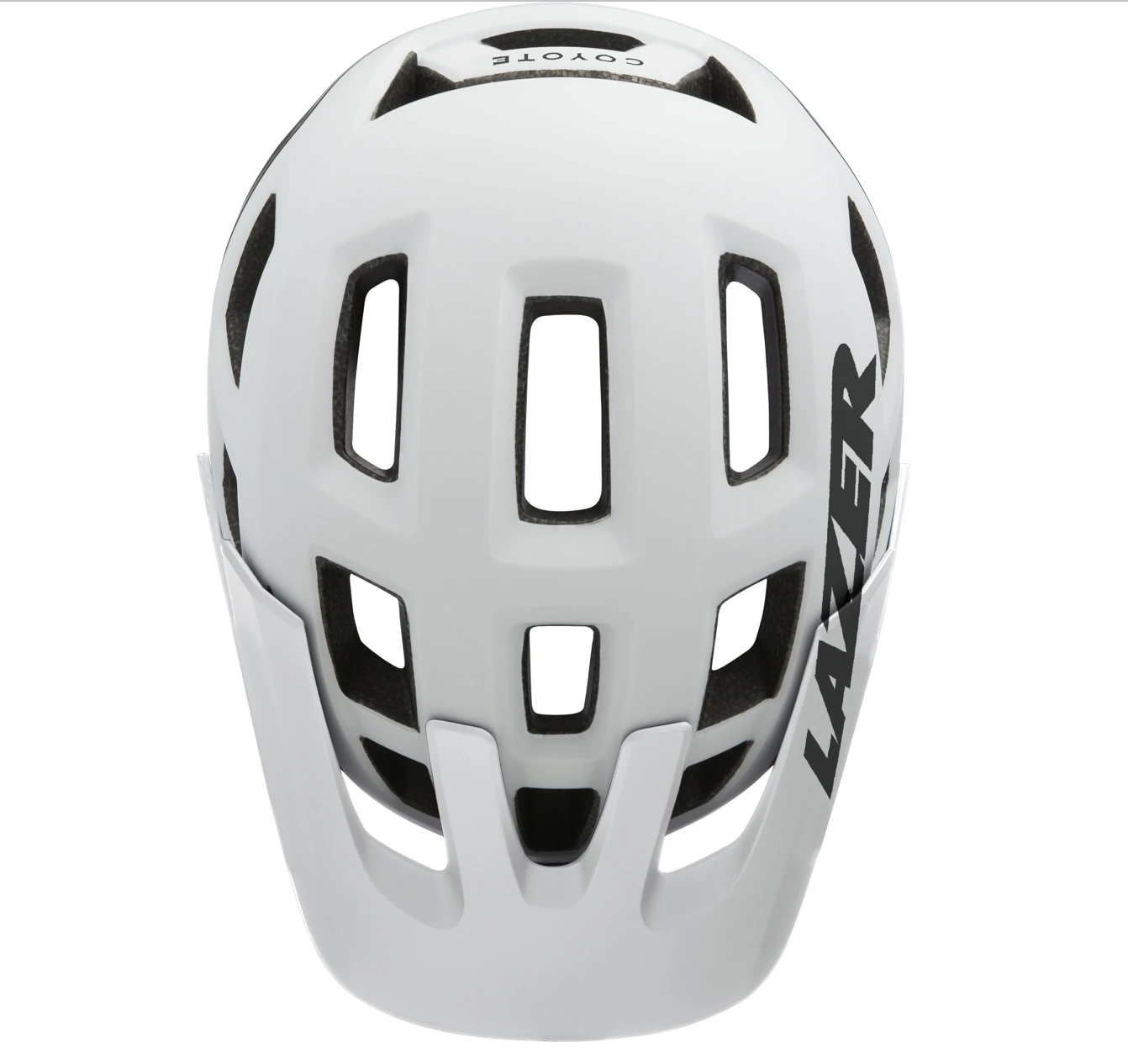 Casque VTT Coyote Lazer Blanc mat/Noir