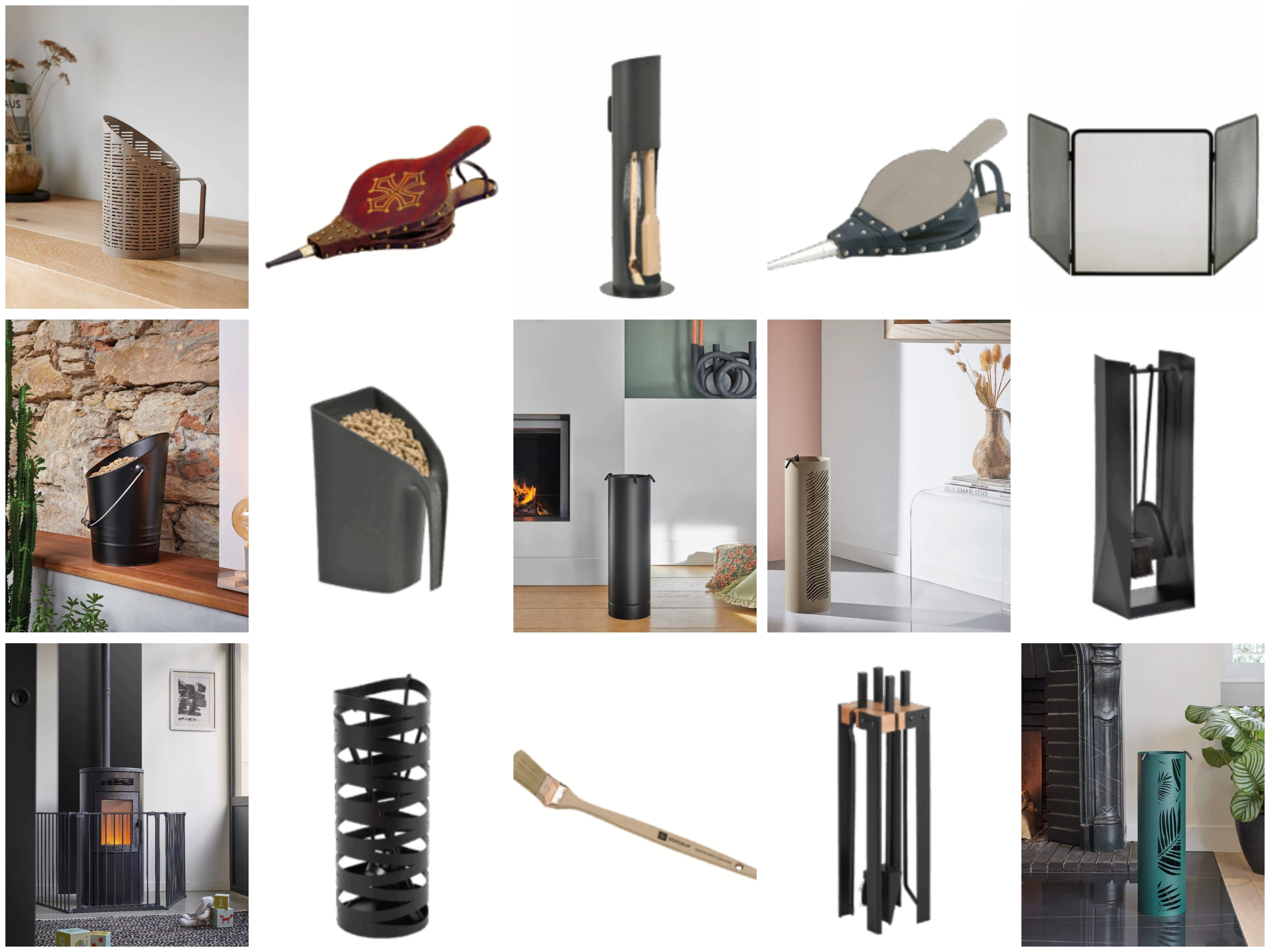 Divers accessoires poêles et cheminées