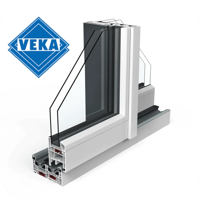 Vente et pose de baie oscillo-coulissante PVC VEKA