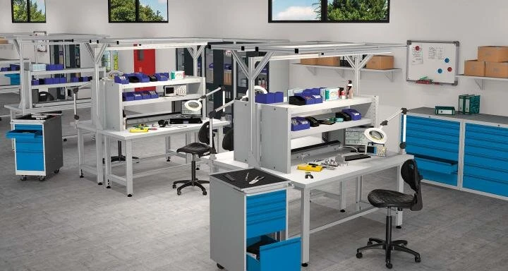 Mobilier d’atelier professionnel – Robustesse & ergonomie avec Cognet Agencement