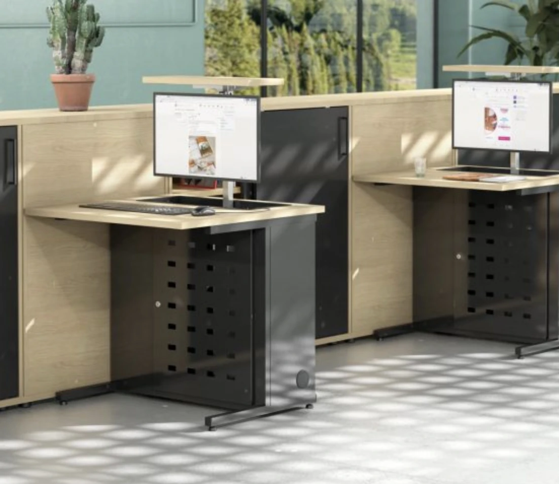 Tables informatiques & mobilier sur mesure – Précision et adaptation par Cognet Agencement