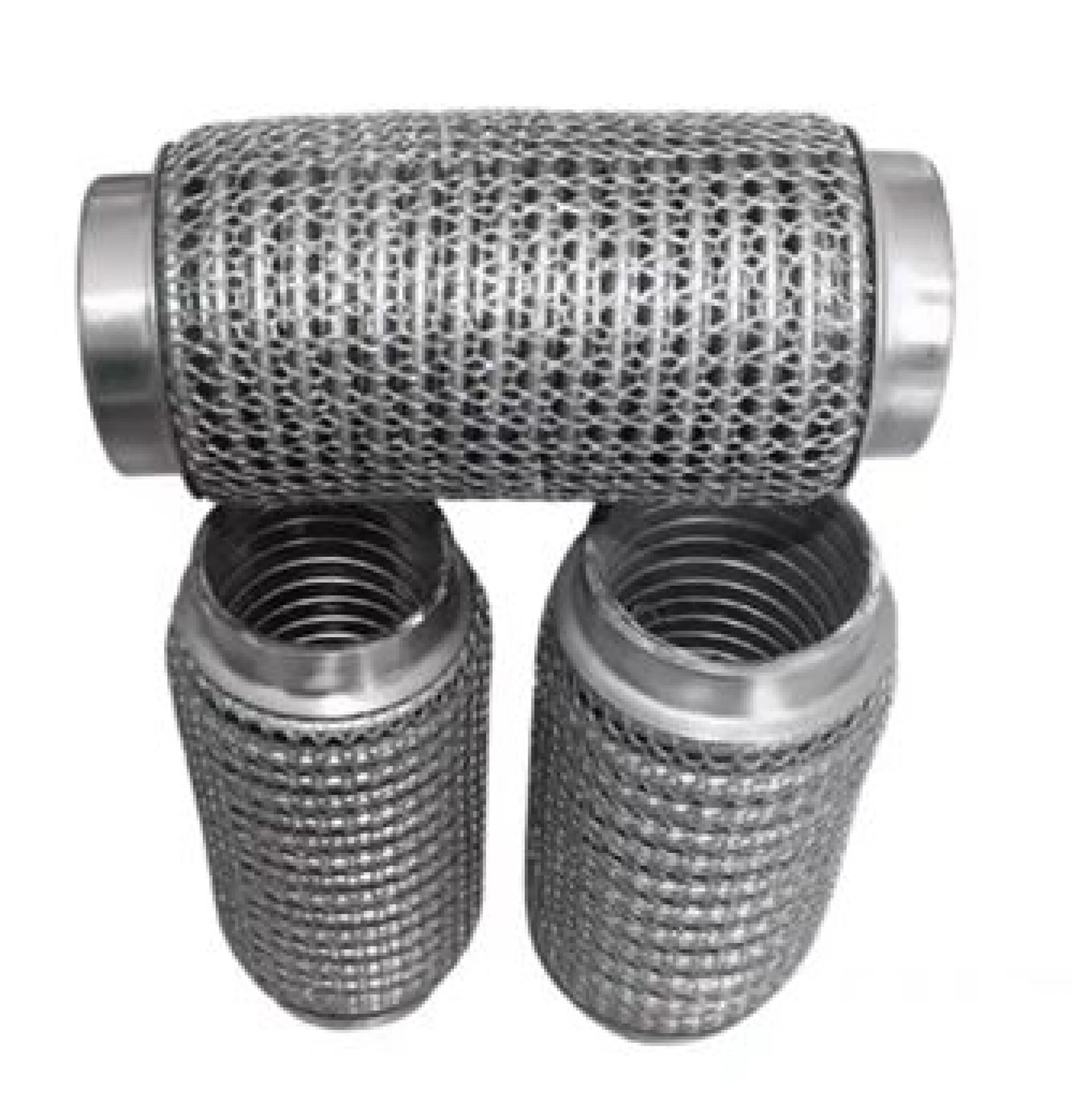 Flexible d'échappement en inox / diamètre 70 - Longueur 100