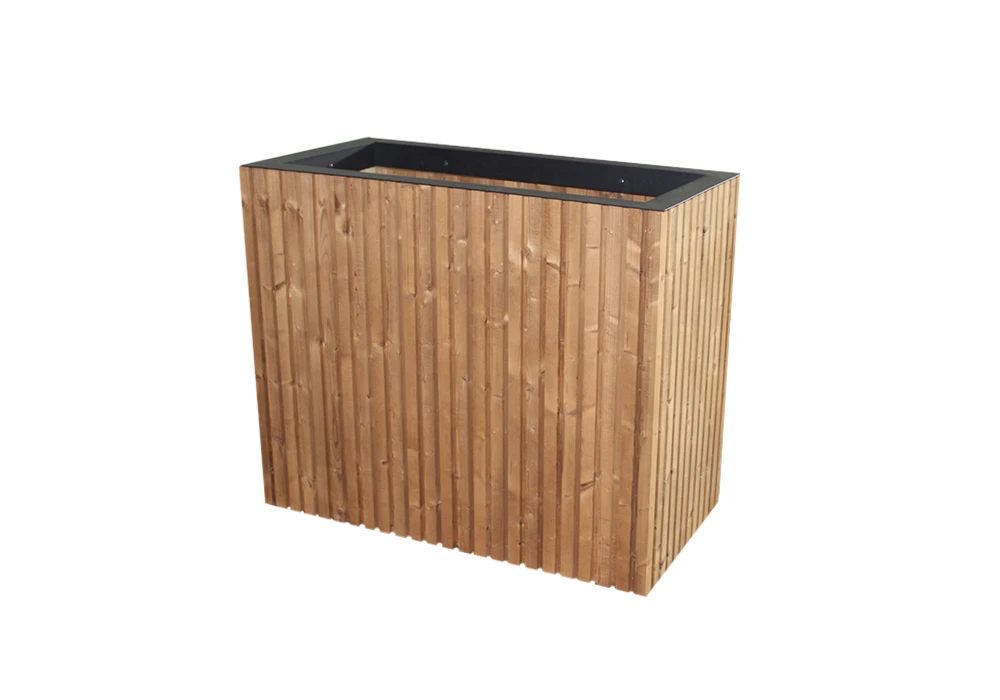 Jardinière Fibo en pin [100x50x80cm]