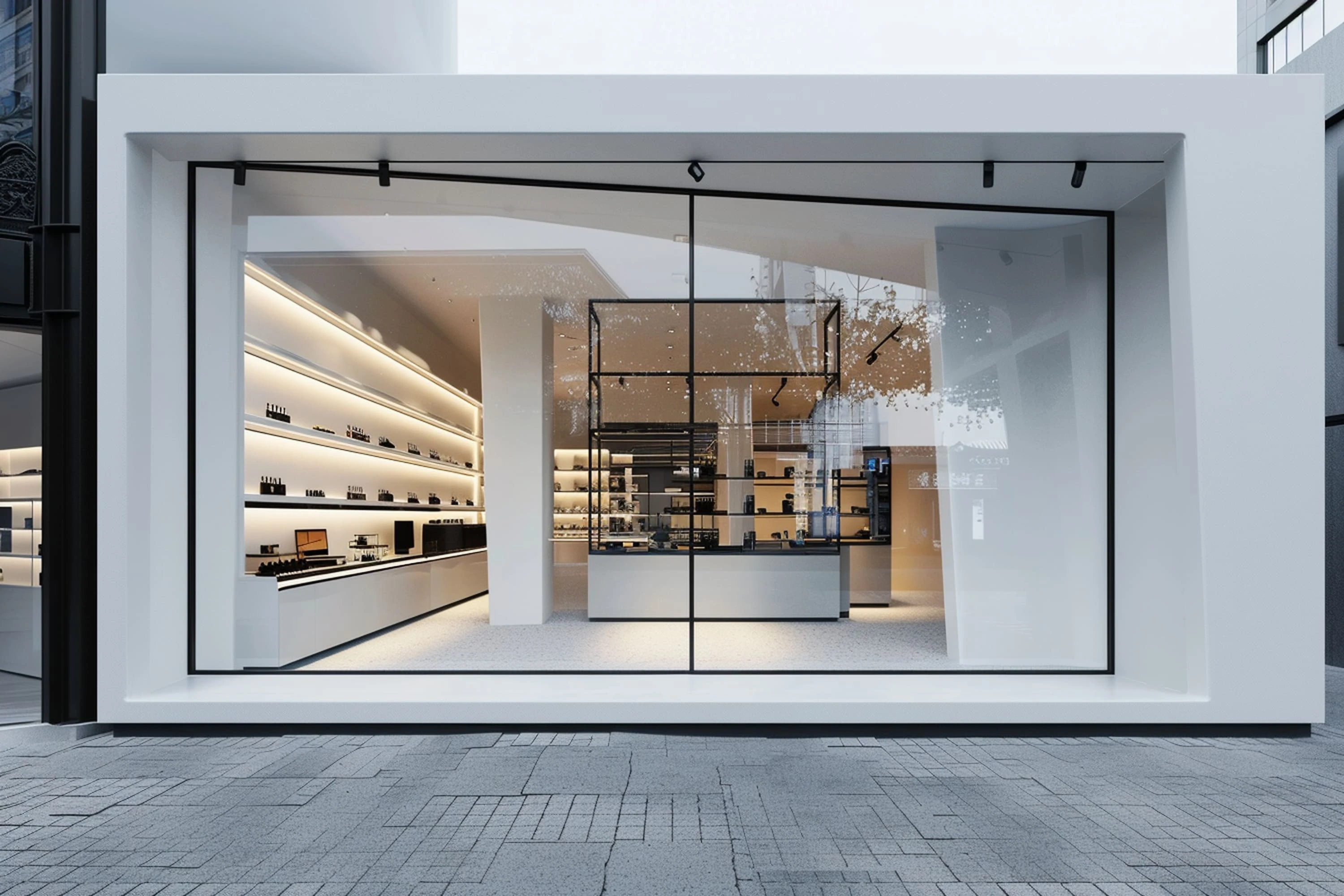 Pose de vitrines pour professionnels proche Soissons dans l’Aisne – SBF Entreprise