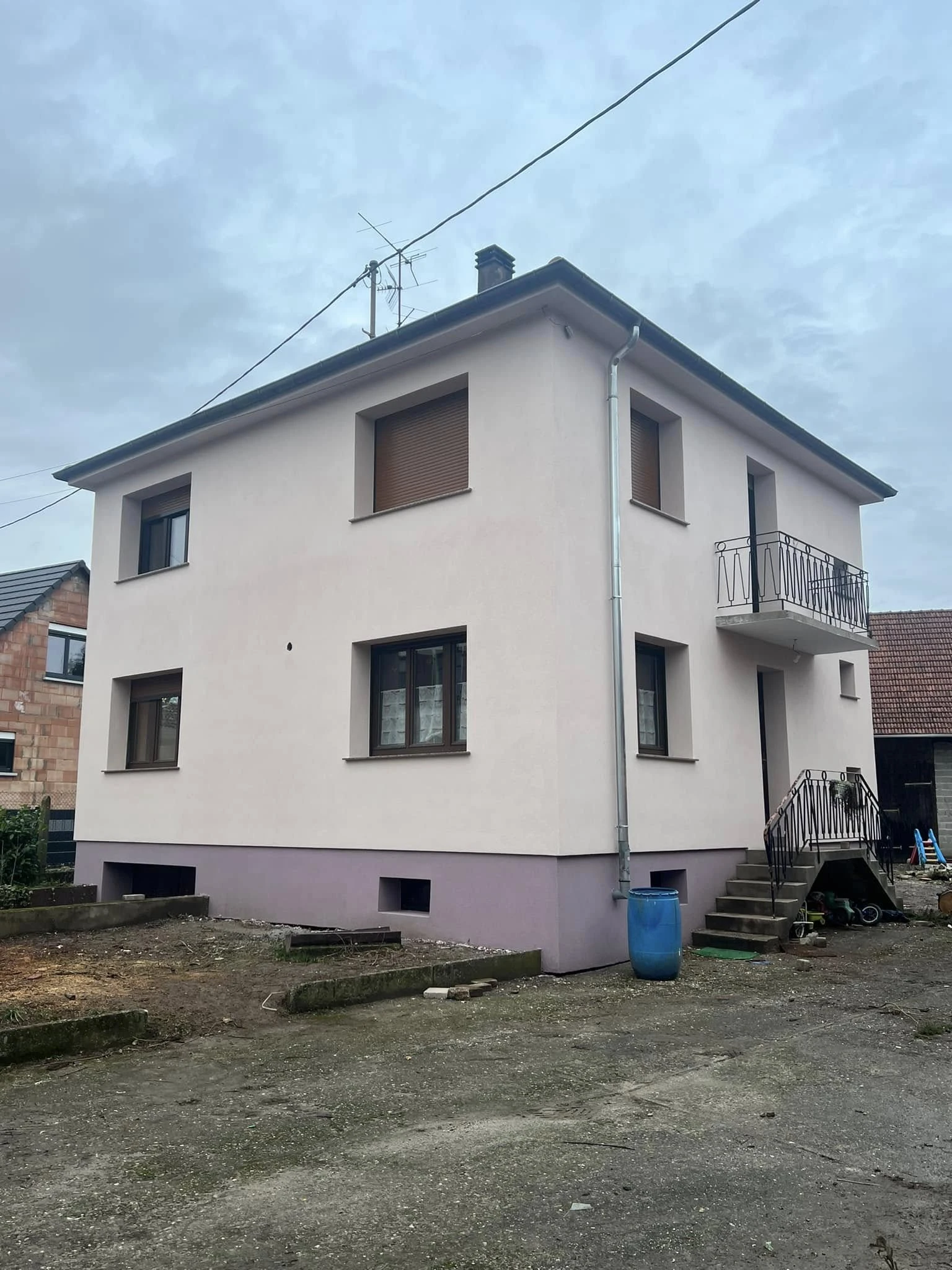 CHANTIER SCHAFFHOUS-PRES-SELTZ ISOLATION EXTERIEUR