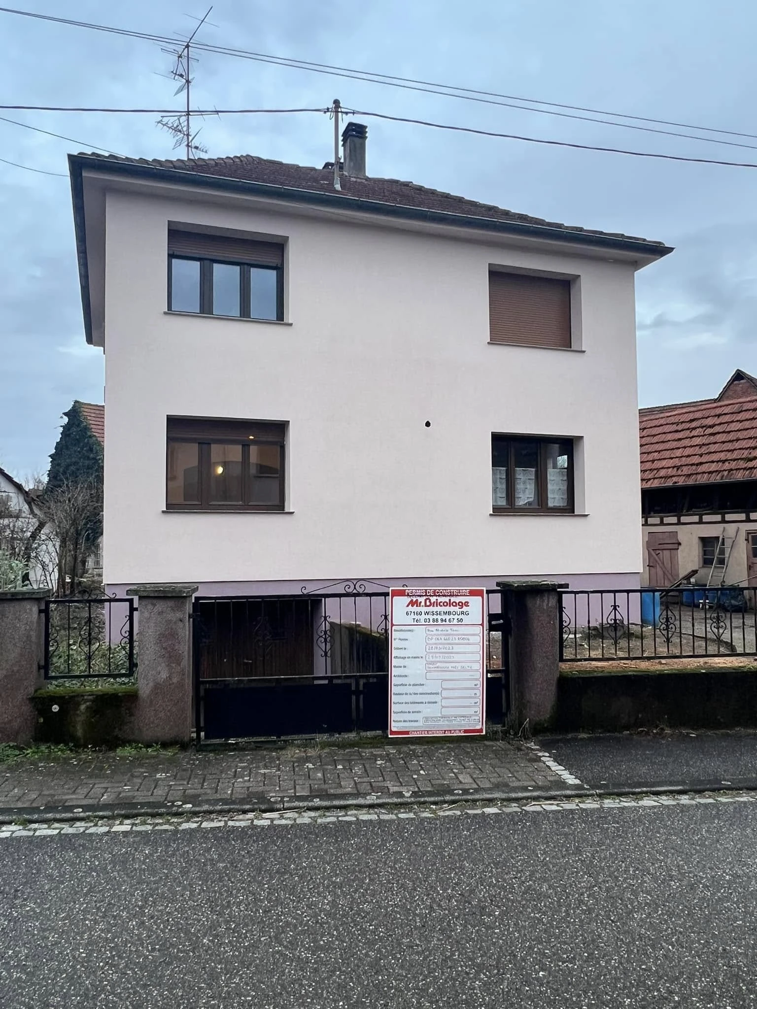 CHANTIER SCHAFFHOUS-PRES-SELTZ ISOLATION EXTERIEUR