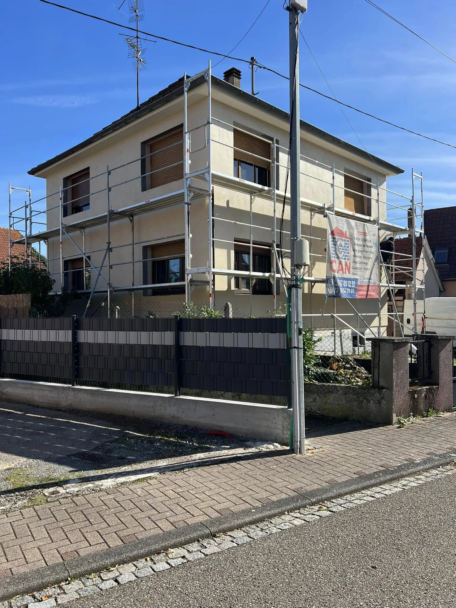 CHANTIER SCHAFFHOUS-PRES-SELTZ ISOLATION EXTERIEUR