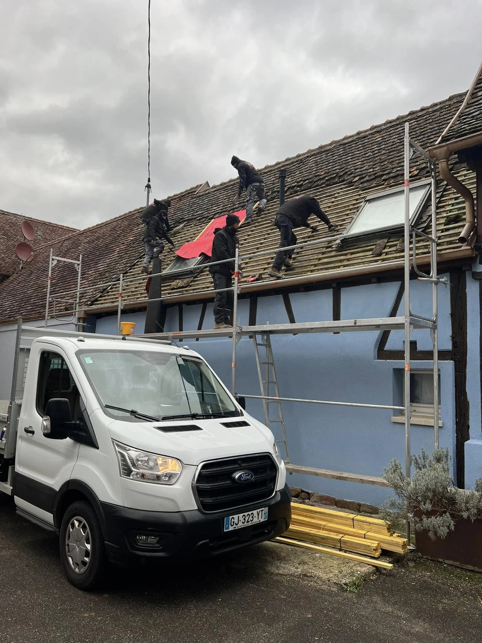 CHANTIER SCHLEITHAL COUVERTURE - ZINGUERIE - TÔLERIE