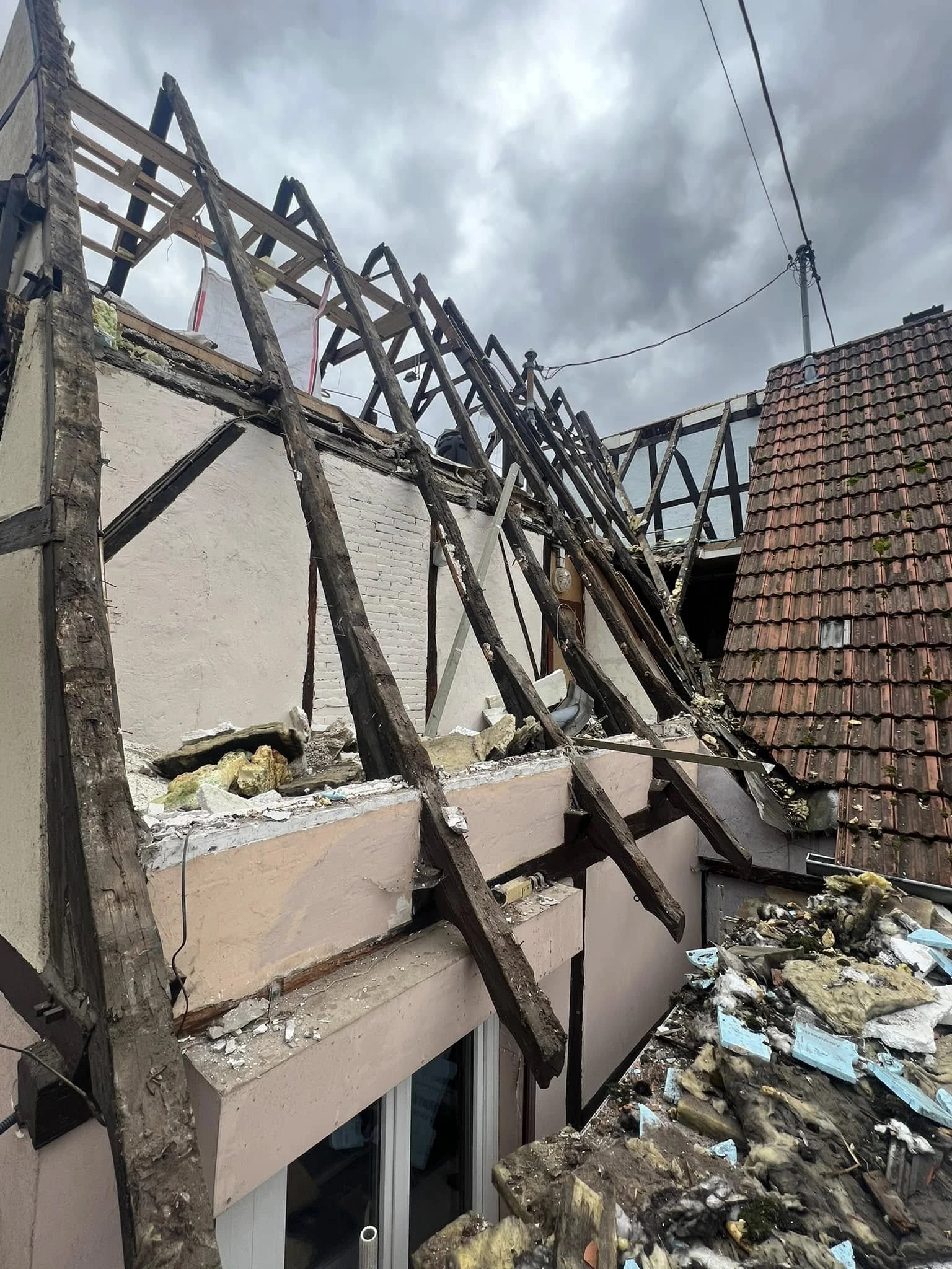 CHANTIER WISSEMBOURG TRANSFORMATION D'UNE MAISON ALSACIENNE