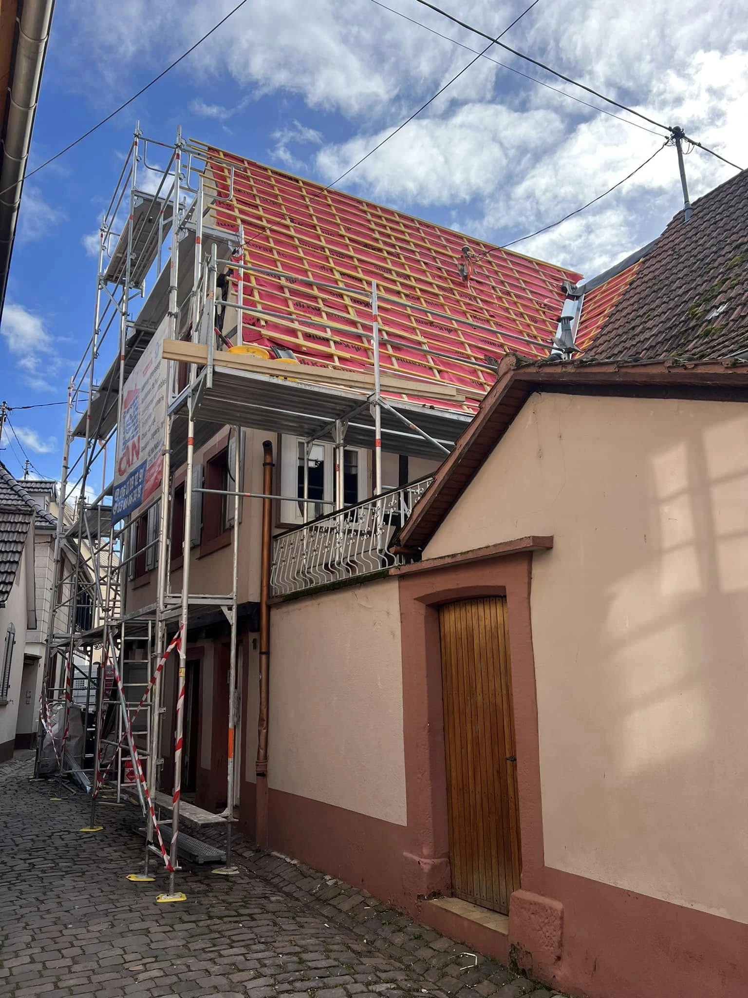 CHANTIER WISSEMBOURG TRANSFORMATION D'UNE MAISON ALSACIENNE