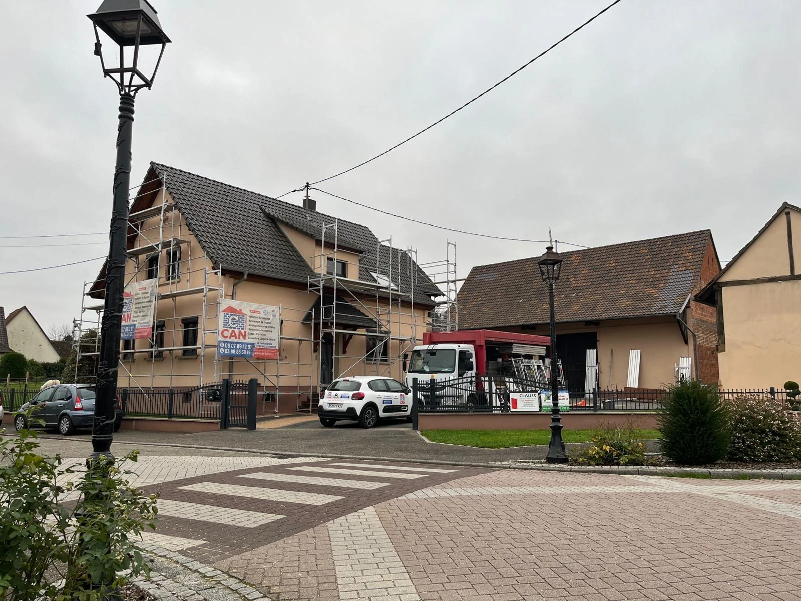 CHANTIER RAVALAMENT DE FACADE SCHLEITHAL, WINGEN-SUR-MODER, LEMBACH, NIEDERSTEINBACH