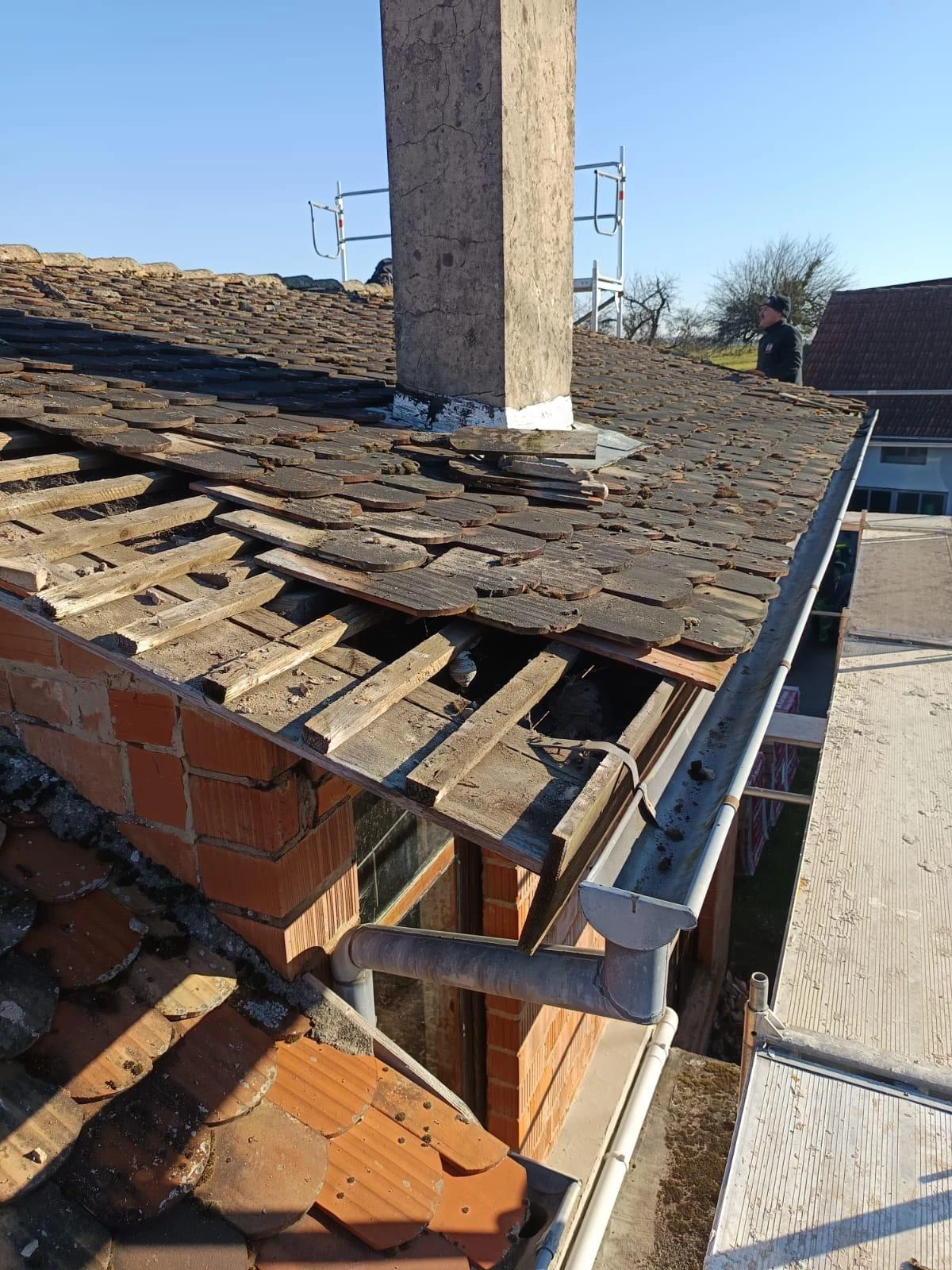 CHANTIER COUVERTURE DEPENDANCE RIEDSELTZ, WISSEMBOURG, HOLSCHTEN, LEMBACH