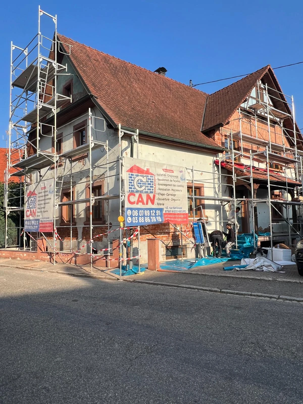 CHANTIER ITE SCHLEITHAL, WINGEN-SUR-MODER, LEMBACH, NIEDERSTEINBACH