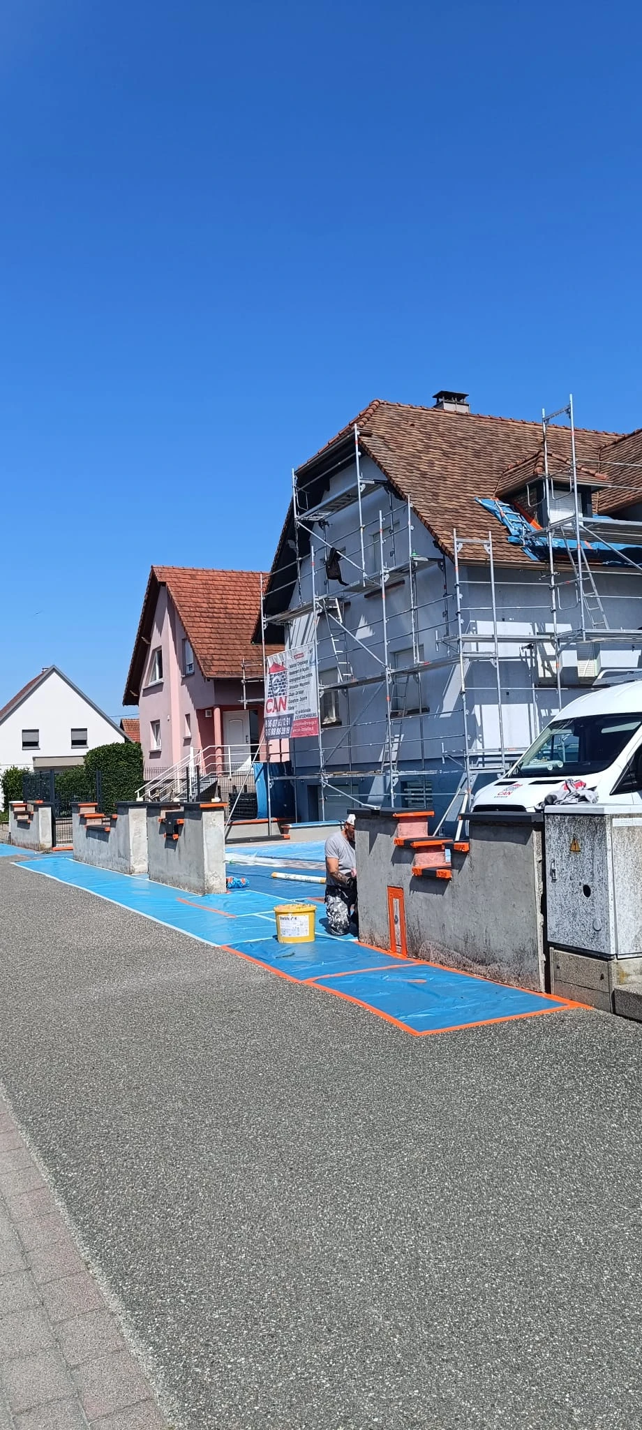CHANTIER RAVALEMENT DE FACADE ROUNTZENHEIM, HOLSCHTEN, BÜHL, HAGUENAU