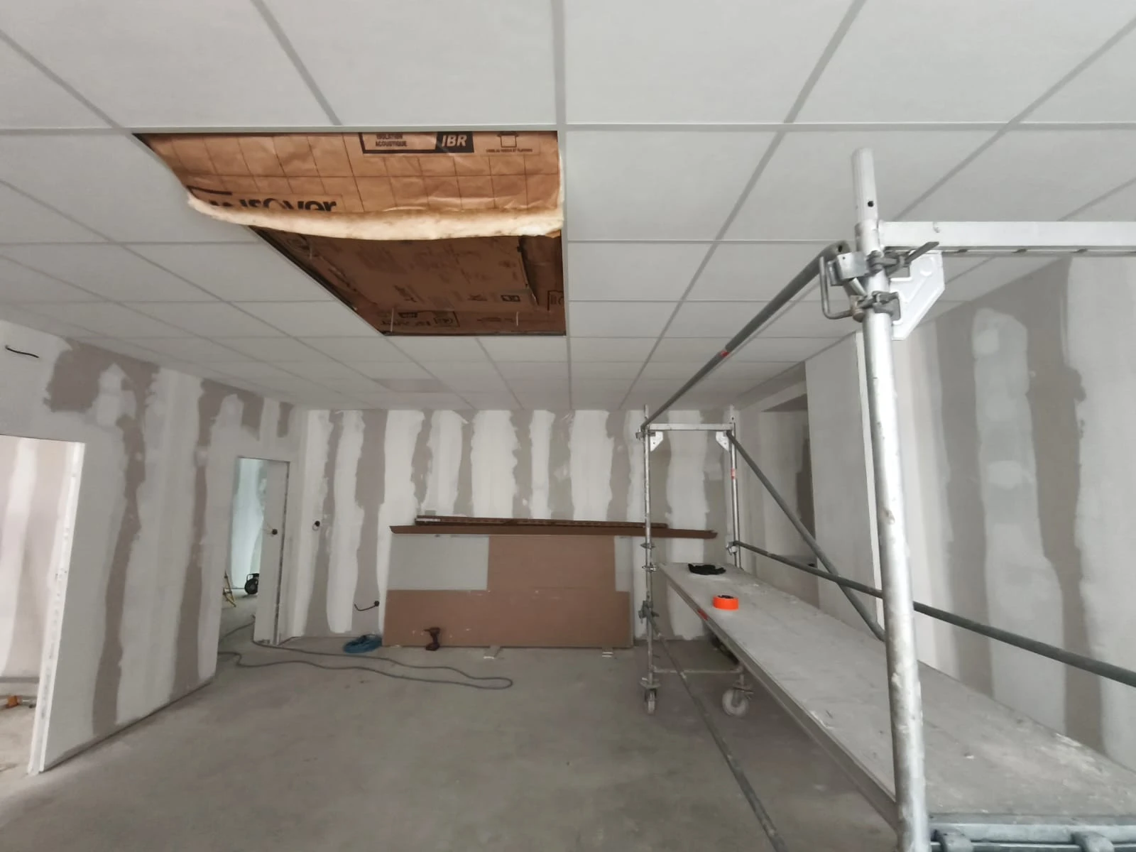 CHANTIER PLATRERIE, ITI, FAUX PLAFOND WISSEMBOURG, NIEDERLAUTERBACH, RIEDSELTZ, LEMBACH