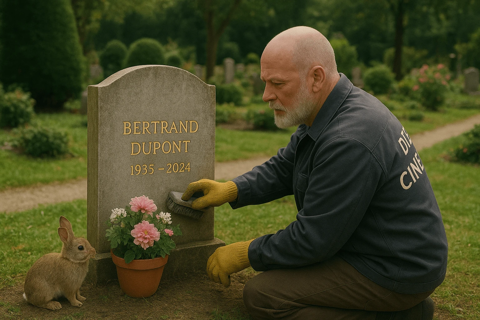 Nettoyage de sépulture