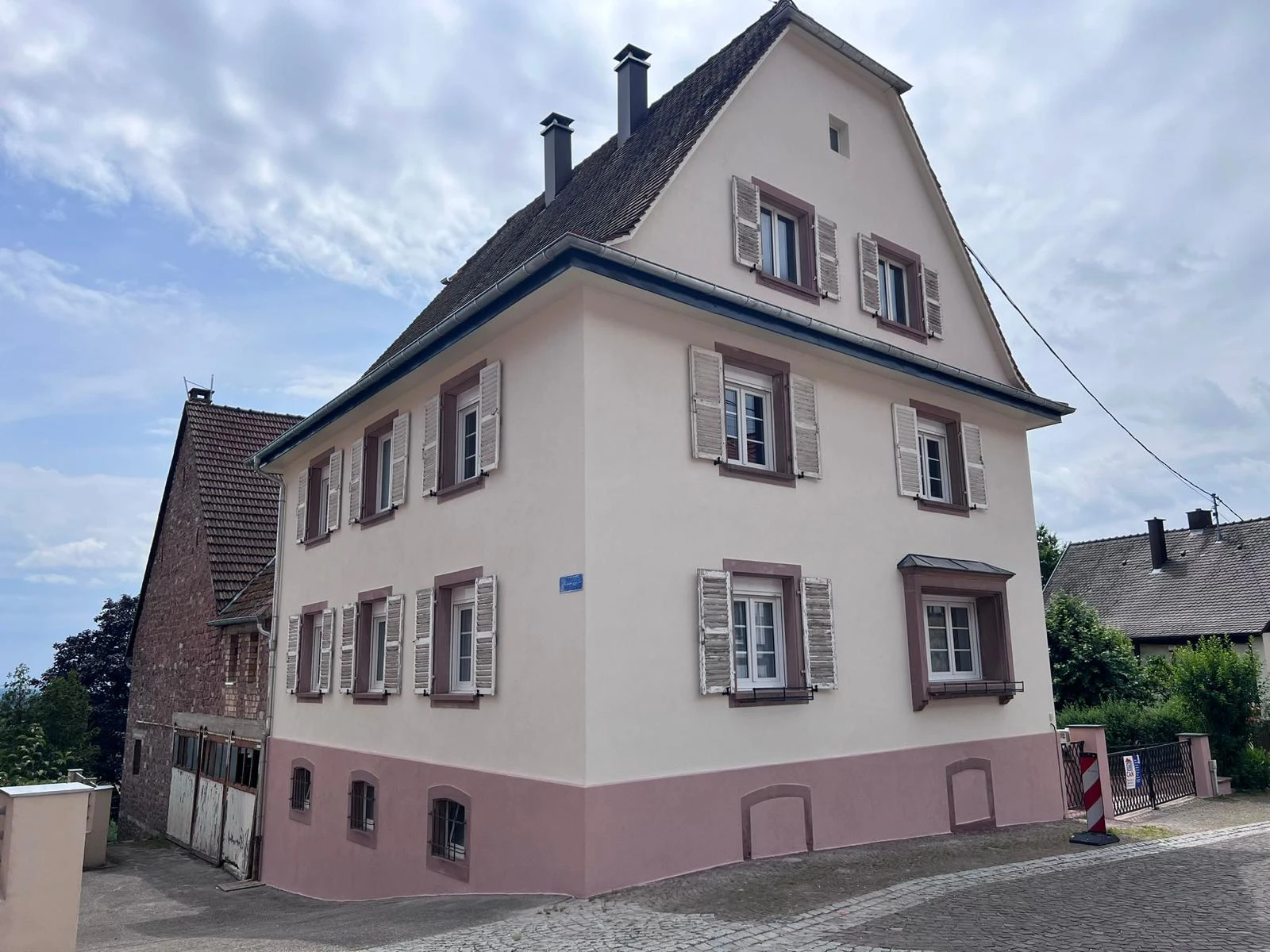 CHANTIER RAVALEMENT DE FACADE OBERBRONN, NIEDERBRONN-LES-BAINS, GUMBERTSHAUSEN, OFFWILLER