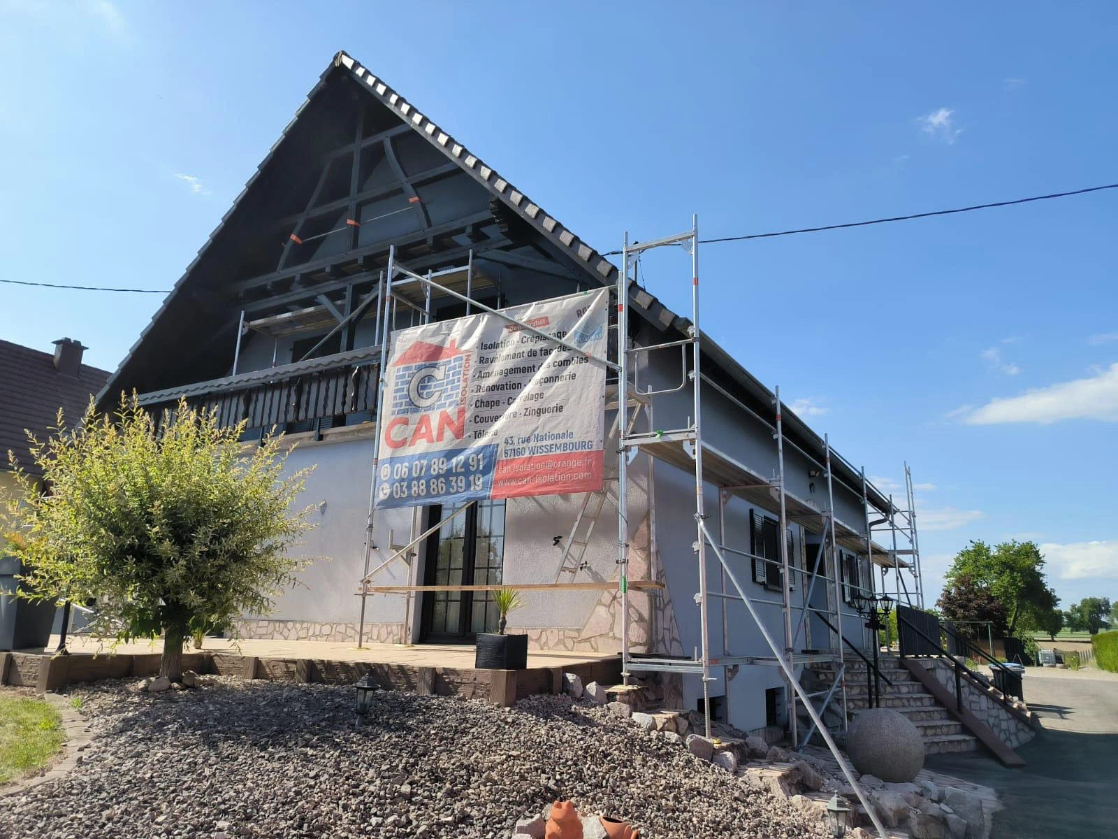 RAVALEMENT DE FACADE SCHAFFHOUSE-PRÈS-SELTZ, RIEDSELTZ, WISSEMBOURG, HOLSCHTEN