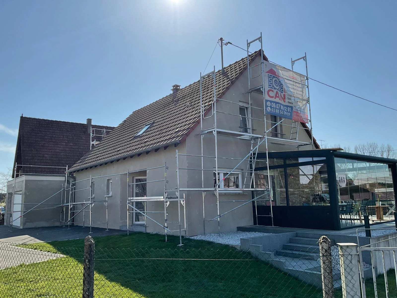 RAVALEMENT DE FACADE NIEDERRœDERN, RIEDSELTZ, WISSEMBOURG, HOLSCHTEN