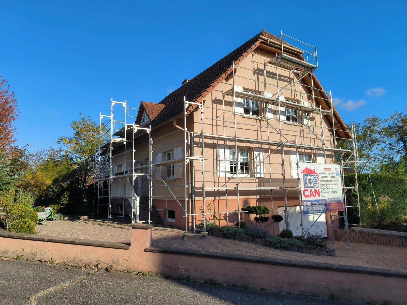 RAVALEMENT DE FACADE ALTENSTADT, HUNSPACH, WISSEMBOURG, RIEDSELTZ