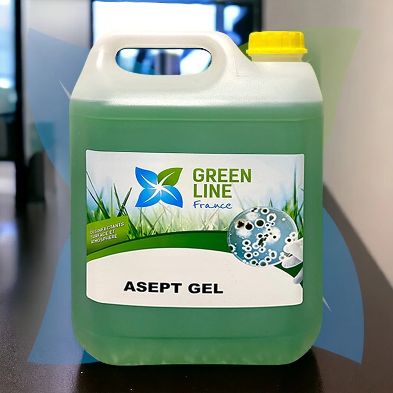 ASEPT GEL 5L - GEL HYDRO-ALCOOLIQUE POUR LES MAINS “ SANS RINÇAGE ”