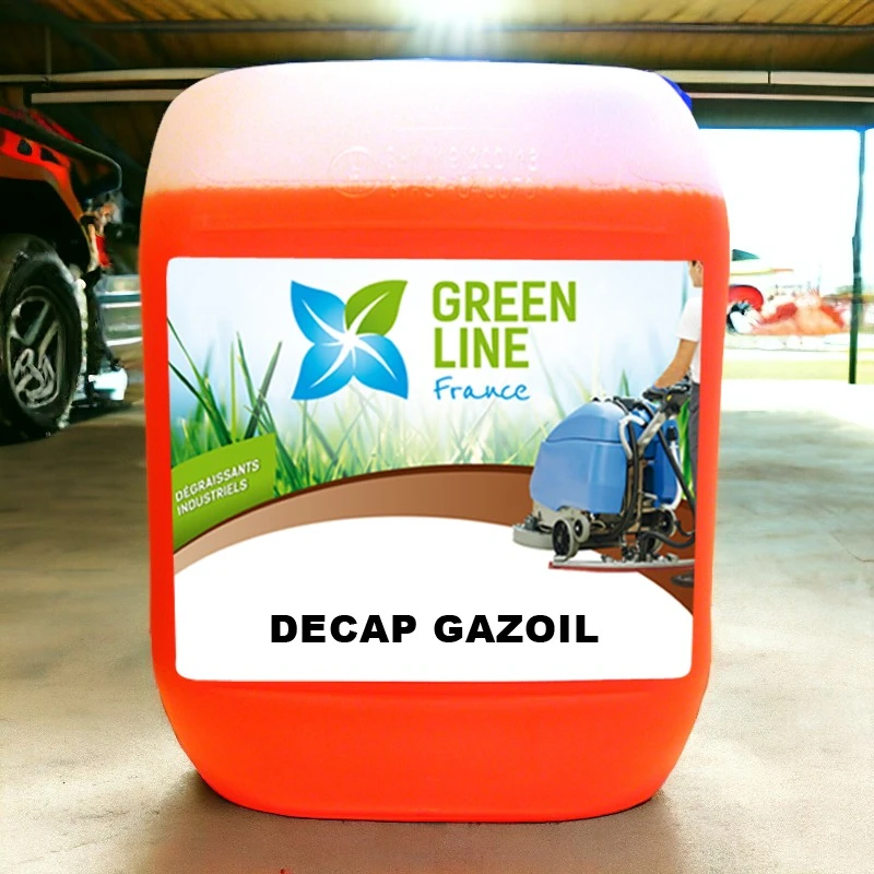 DÉCAP GAZOIL 5L - DÉGRAISSANT SURPUISSANT POUR L’ÉLIMINATION DES GRAISSES ET HYDROCARBURES, DÉPOLLUANT