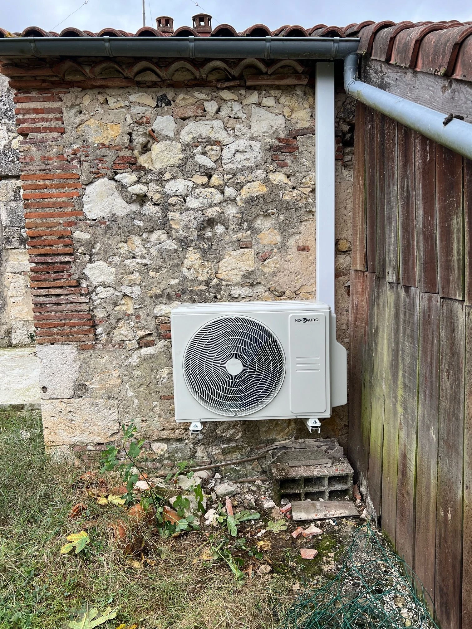 Installation d'un Pompe à Chaleur air-air mono-split (climatisation réversible)