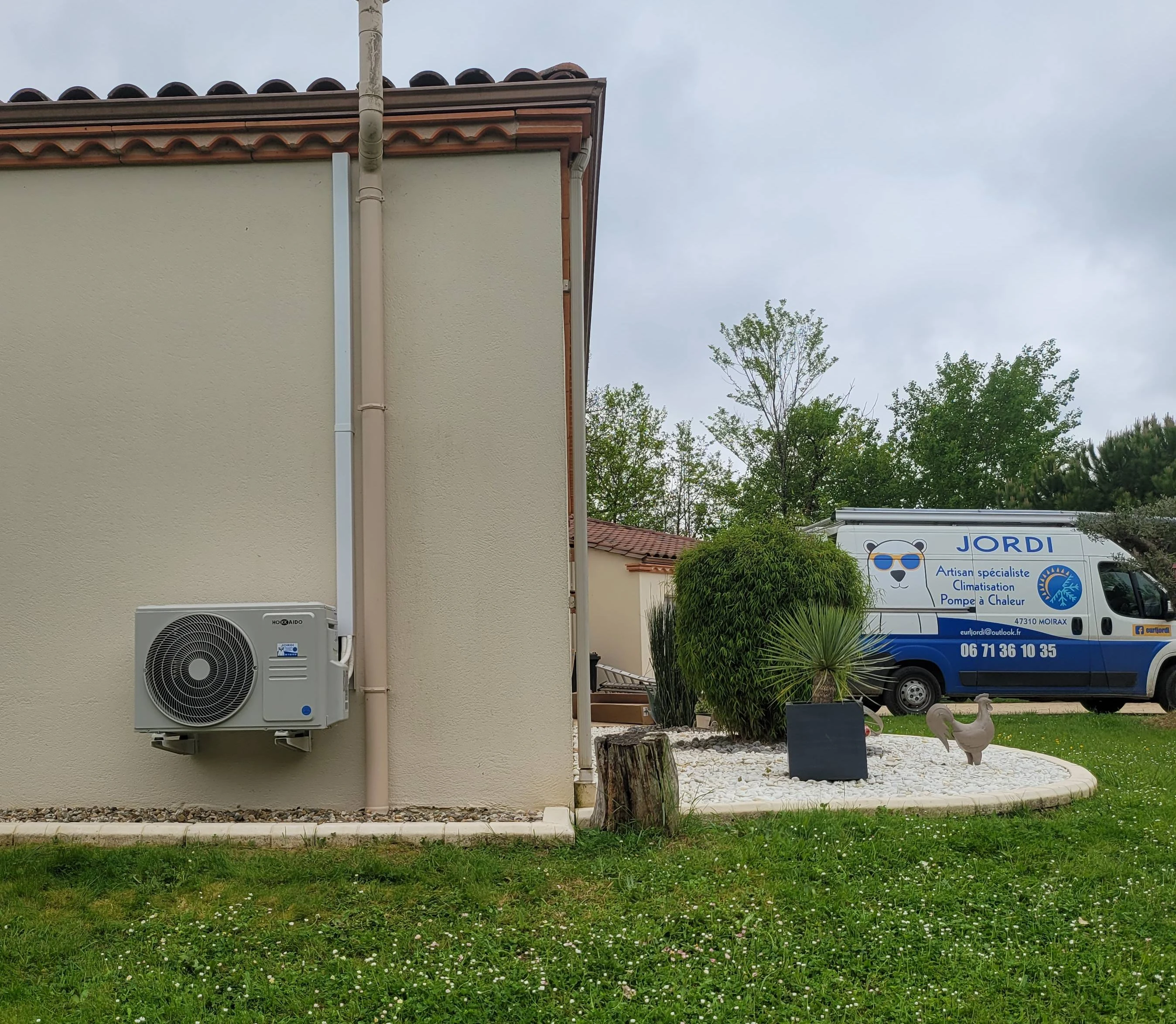 Installation d'une Pompe à Chaleur air-air multi-split (climatisation réversible)