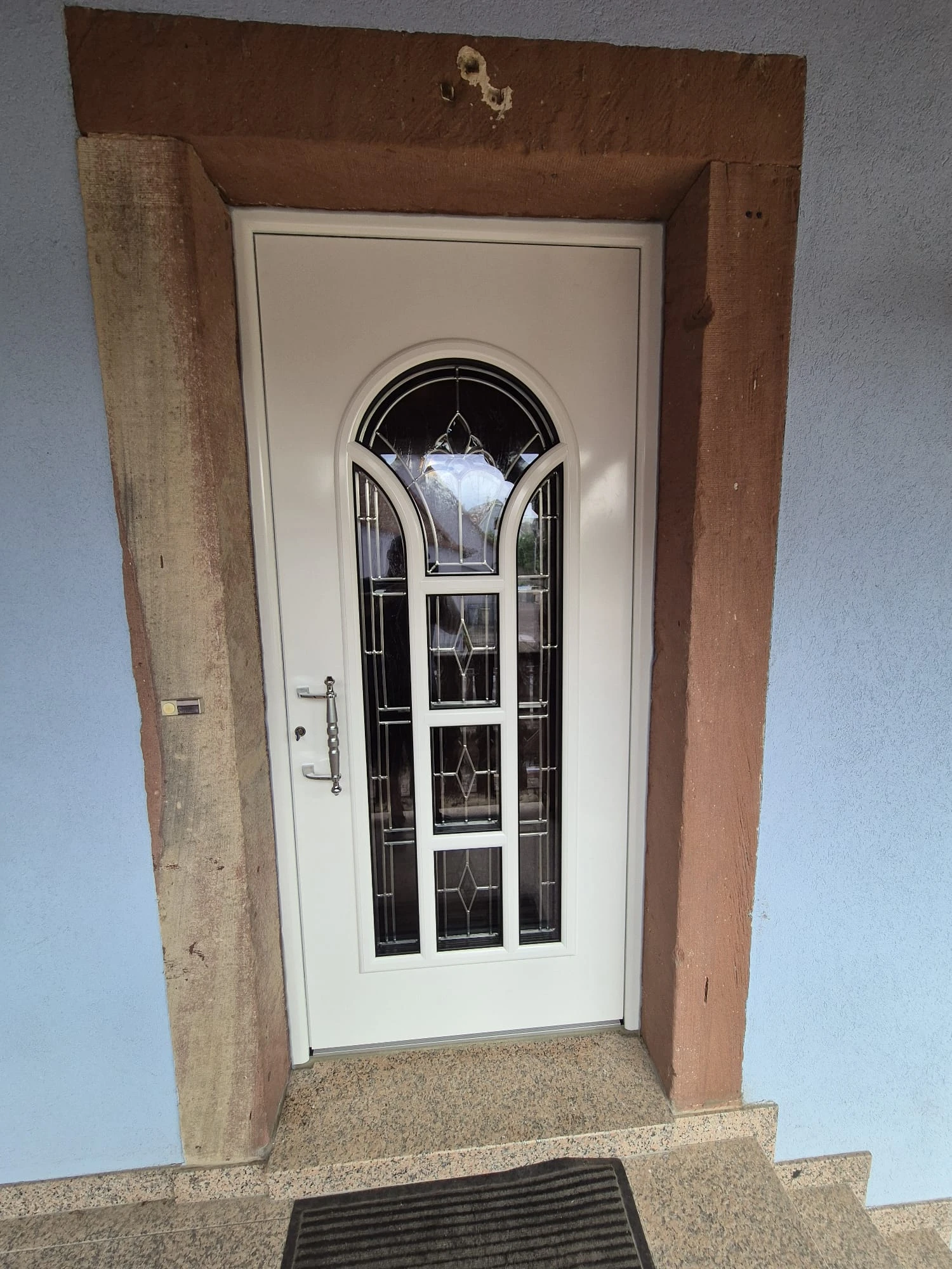 Porte d'entrée en Aluminium Kompotherm