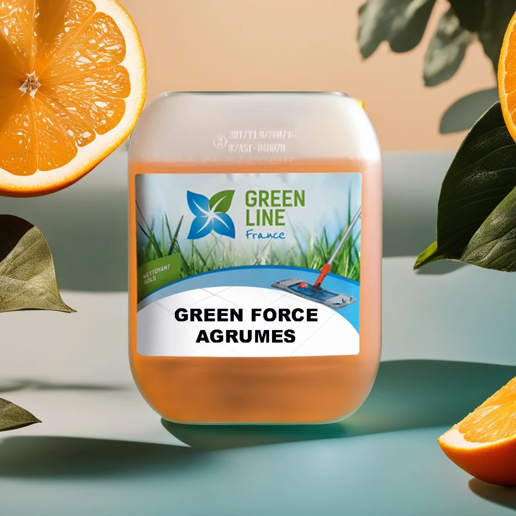 GREEN FORCE ARGRUMES 5L - NETTOYANT DESINFECTANT, DEODORANT ENZYMATIQUE