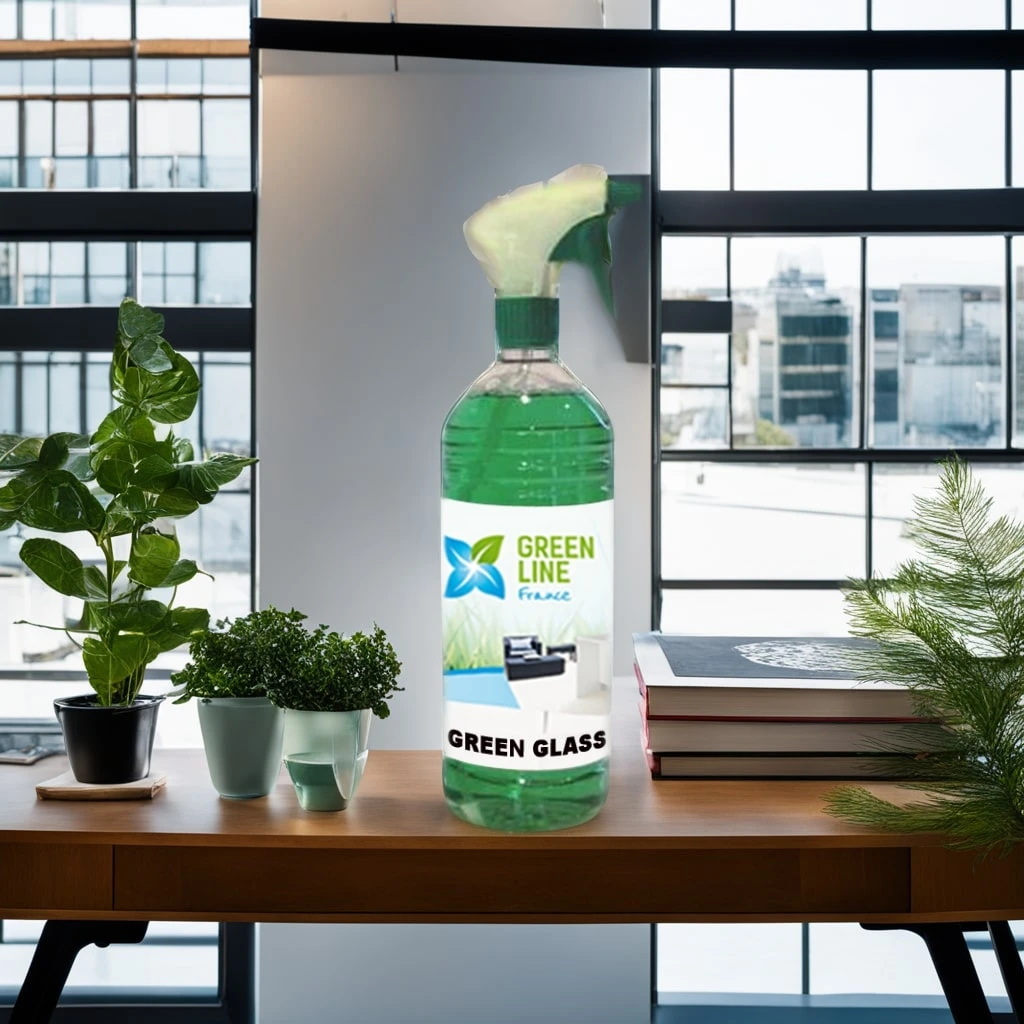 GREEN GLASS PULVERISATEUR 1L - NETTOYANT VITRES ET SURFACES ANTI-STATIQUE