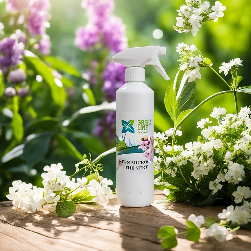 GREEN MICROCAPS THE VERT 500ML - SURODORANT ENCAPSULÉ POUR TEXTILE, AIR AMBIANT ET LOCAUX POUBELLES