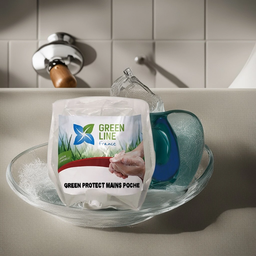 GREEN PROTECT MAINS 900ML - POCHE SAVON MAINS SECURITAIRE ET ECORESPONSABLE
