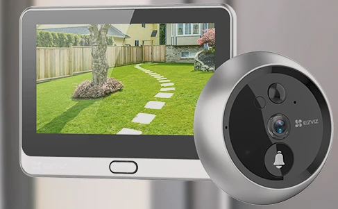 Judas connecté Wifi sans fil DP2 2K - EZVIZ