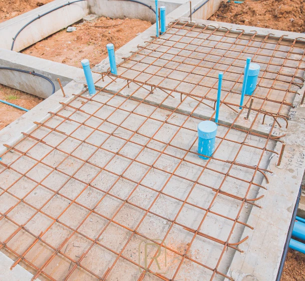 Réalisation de fondations pour extension