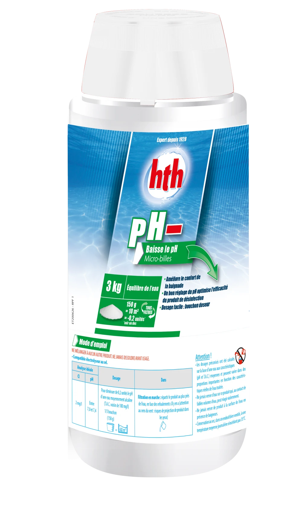 pH- 3Kg HTH