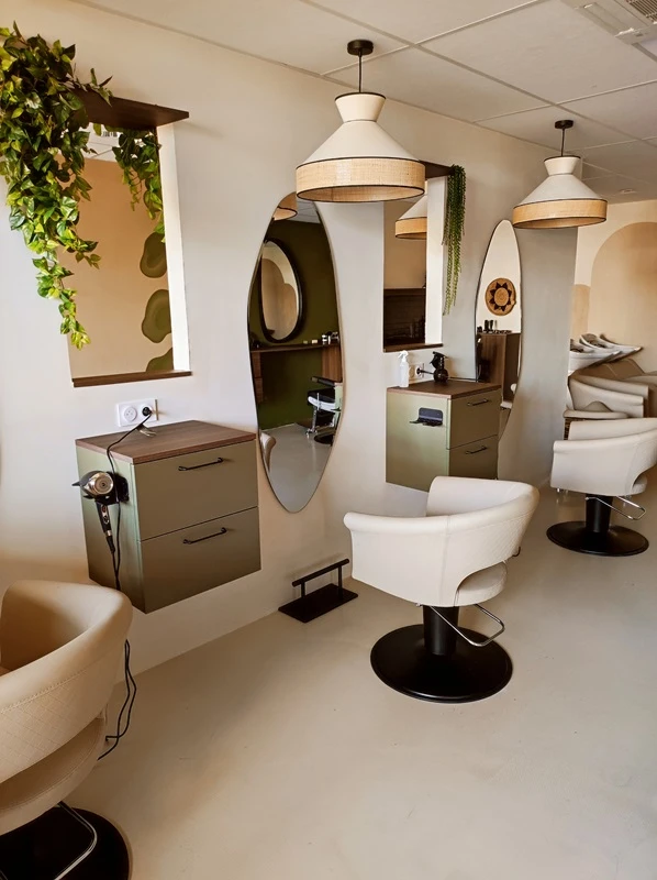 aménagement salon de coiffure