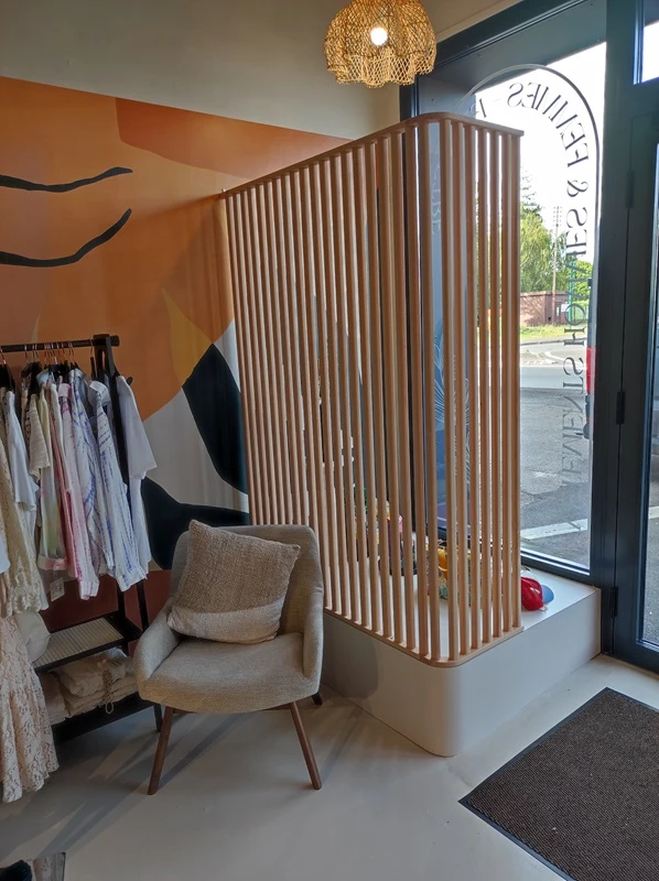 Aménagement magasin vêtement et accessoires