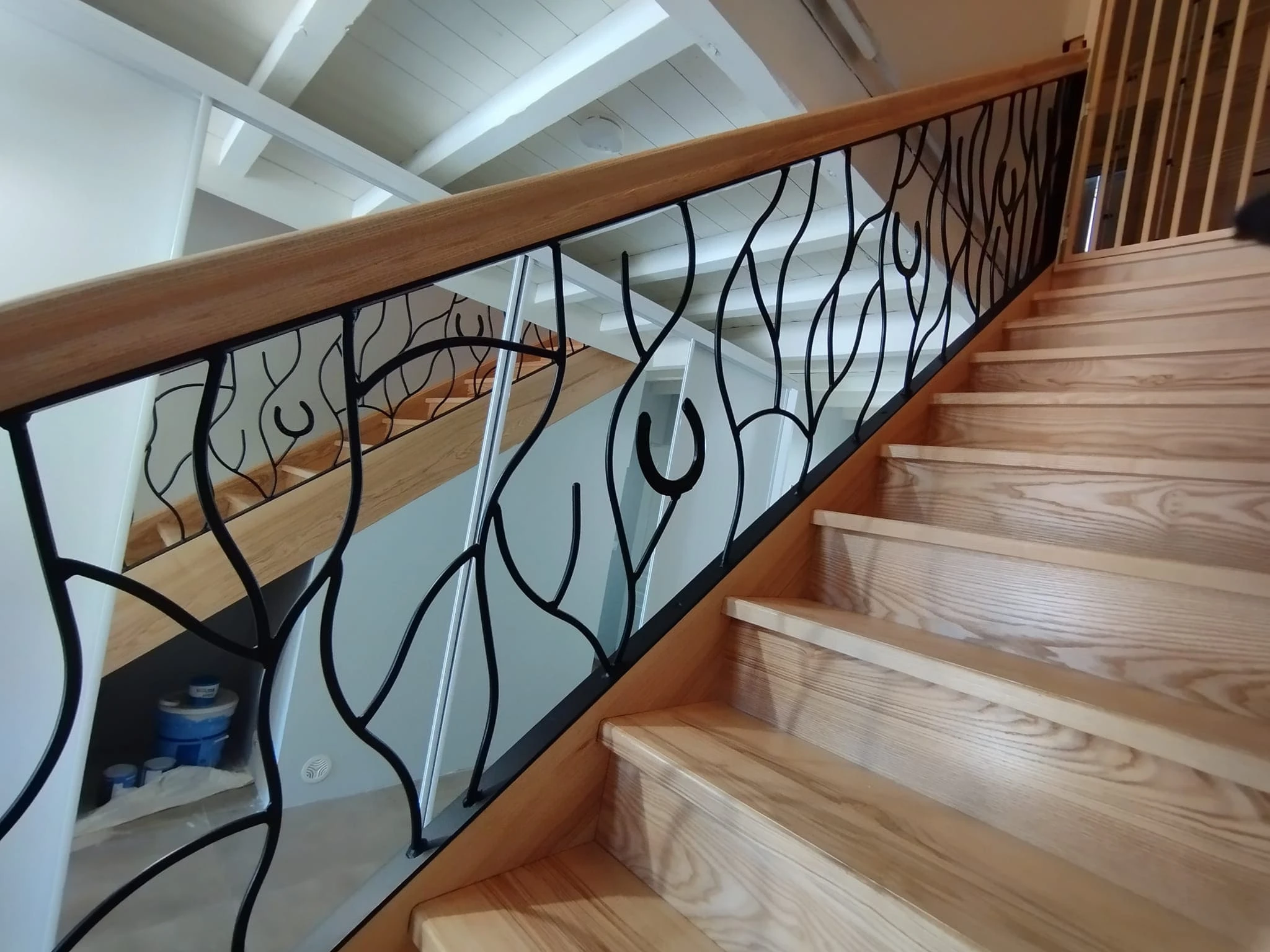 Escalier avec ou sans palier - structure bois ou métal