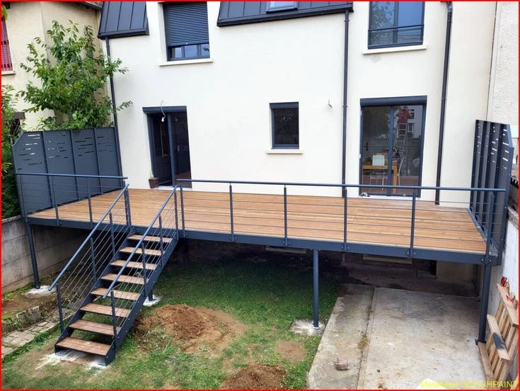 Terrasse suspendu sur mesure