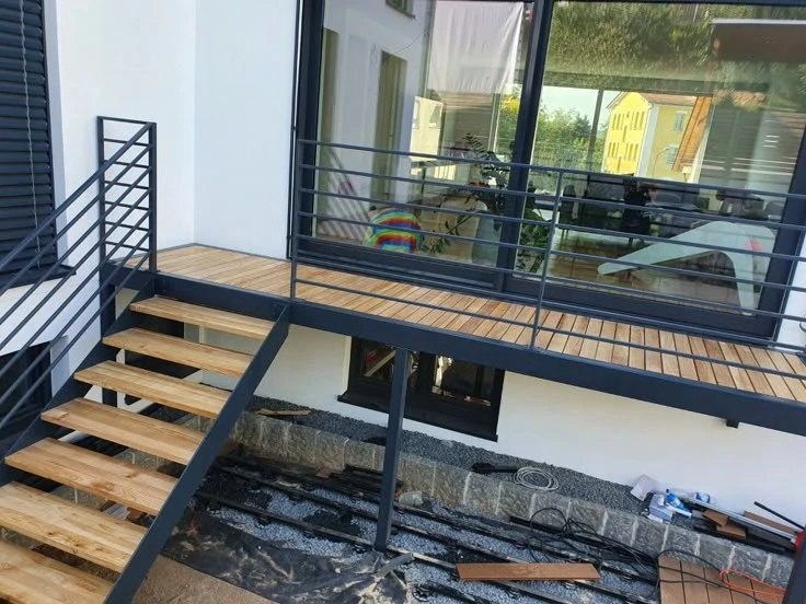 Terrasse suspendu sur mesure