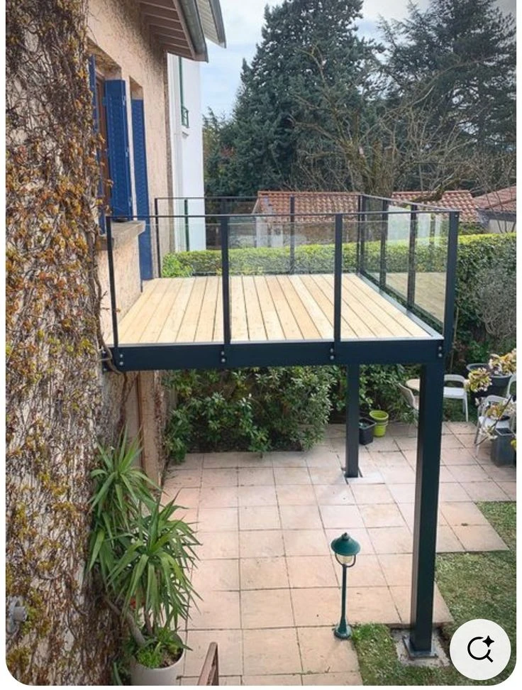 Terrasse suspendu sur mesure